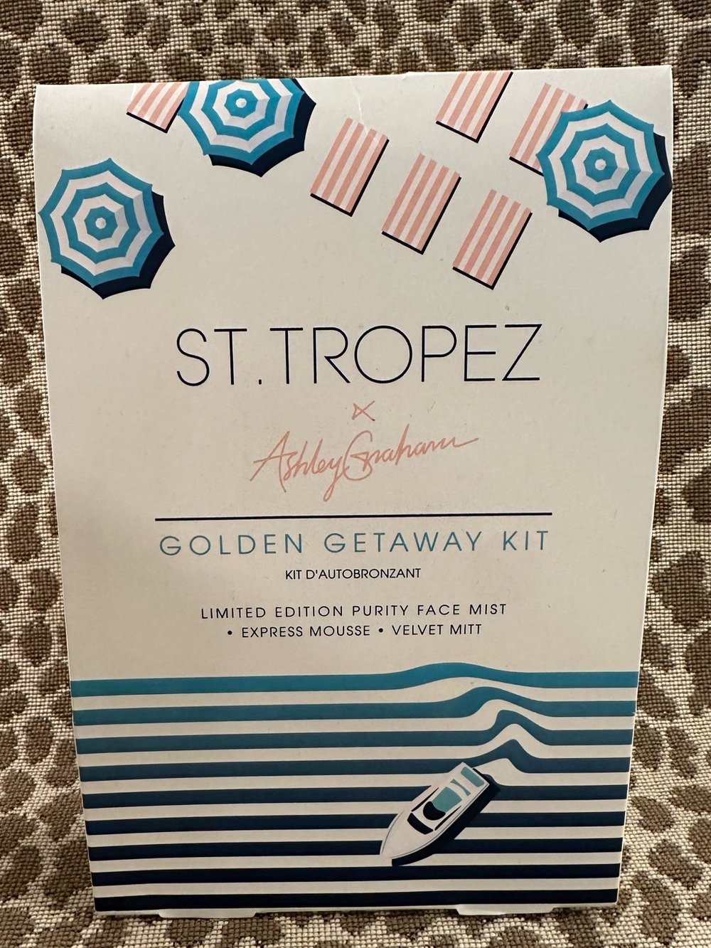 New & Sealed St. Tropez x Ashley Graham Golden Getaway Kit~3 Pc Self Tanner Set